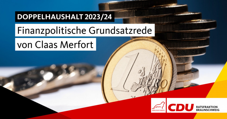 Claas Merfort hat in seiner finanzpolitischen Grundsatzrede erläutert, warum wir den Doppelhaushalt 2023/24 ablehnen.